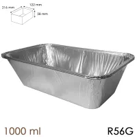 Foremki aluminiowe do pieczenia R-56 1000 ml