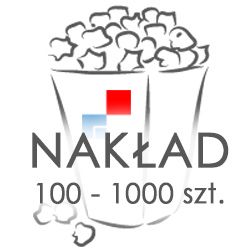 Popcorn z nadrukiem indywidualnym - kubki na popcorn z logo