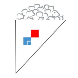 Rożki papierowe na Popcorn z logo - personalizowane Rożki na popcorn