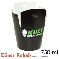 Kebab BOX z logo Kult Kebab