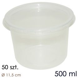 Pojemniki jednorazowe na zupę 500 ml