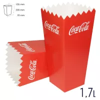 Pudełka na popcorn z logo - 1700 ml