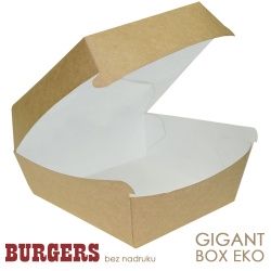 Burger box Duże Pudełka na burgery Eko Box