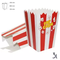 Pudełka na popcorn ze standardowym nadrukiem