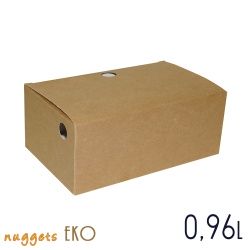 średnie pudełka eko na nuggetsy