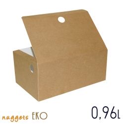 średnie pudełka eko na nuggetsy