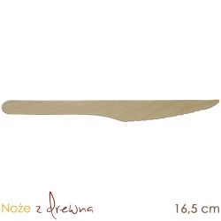 Noże z drewna jednorazowe