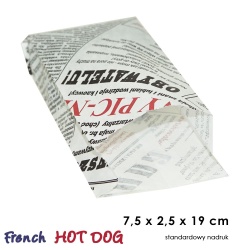 Kieszonki na hot doga francuskiego - gazeta