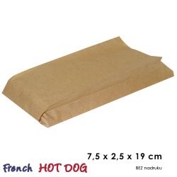 torebki hot dog francuski brązowy