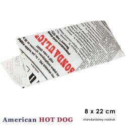 Papierki na hot-doga PRL Kieszonki na hot-dogi
